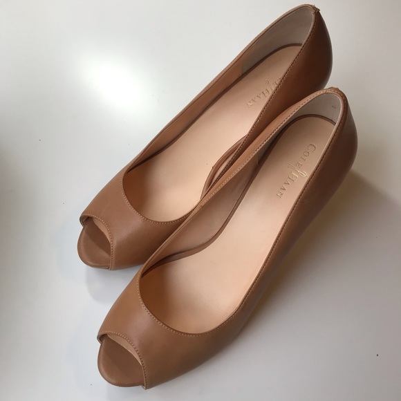 Cole Haan peep toe pumps - Picture 2 of 7